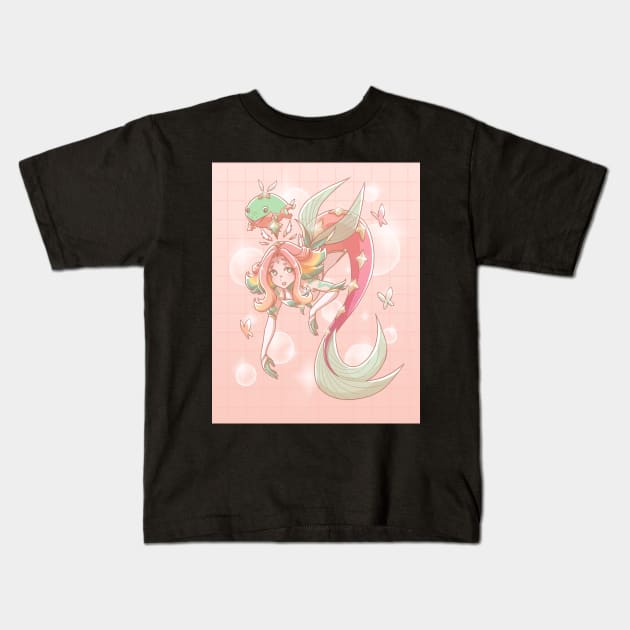 mermay neeko Kids T-Shirt by aeriialize